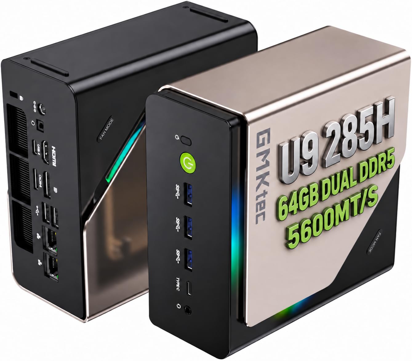 Amazon.com: GMKtec AI Mini PC Ultra 9 285H (Turbo 5.4GHz) 64GB