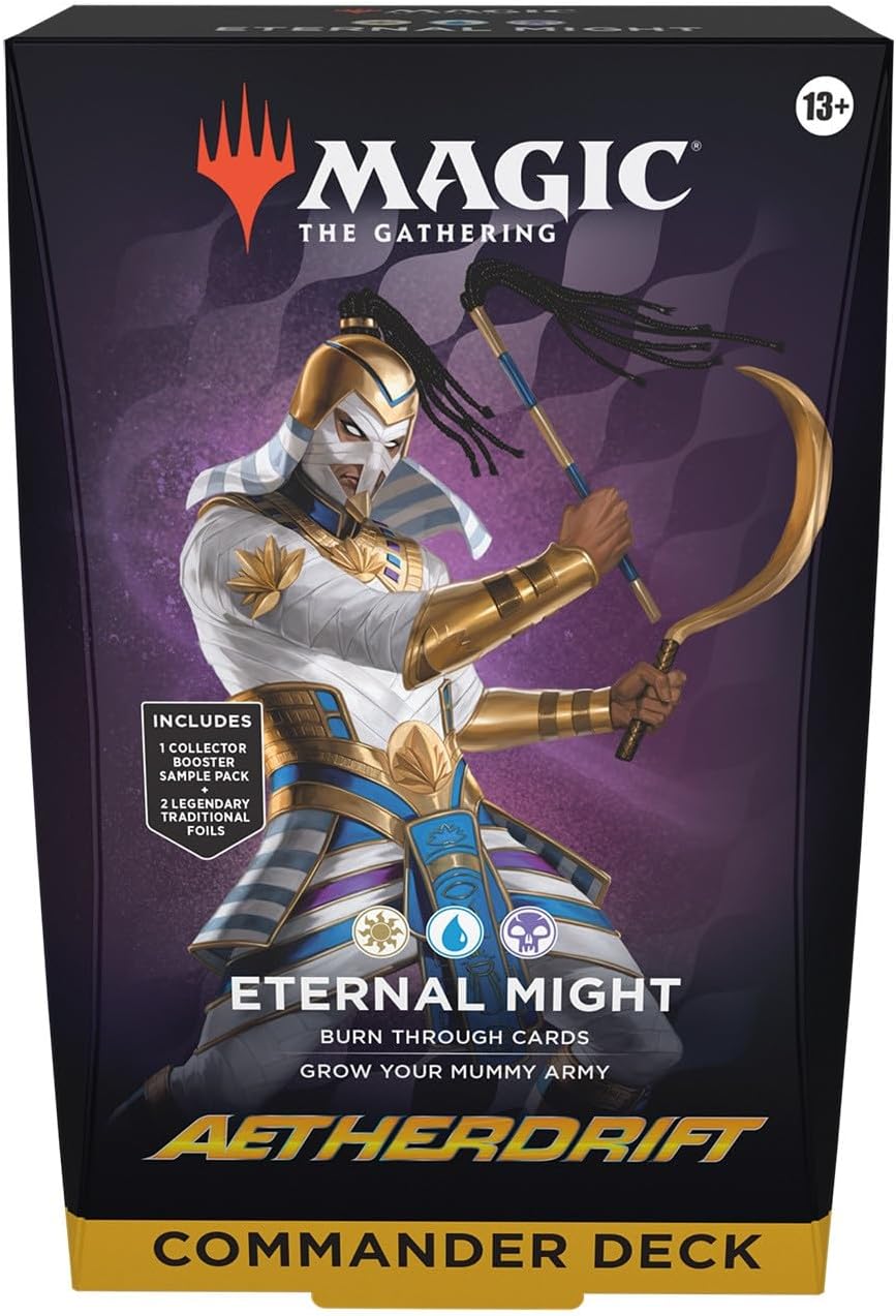 Magic The Gathering Aetherdrift Commander Deck Eternal Might White/Blue/Black (SD2)