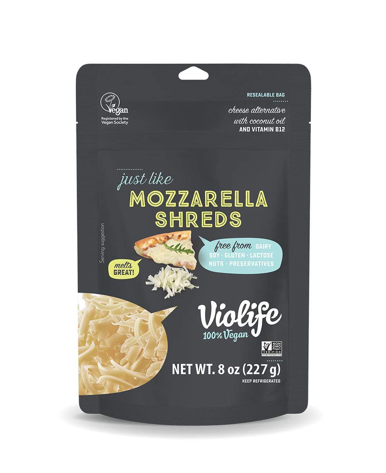 ViolifeCHEESE SHREDS MOZZRLLA JL, Pack of 8