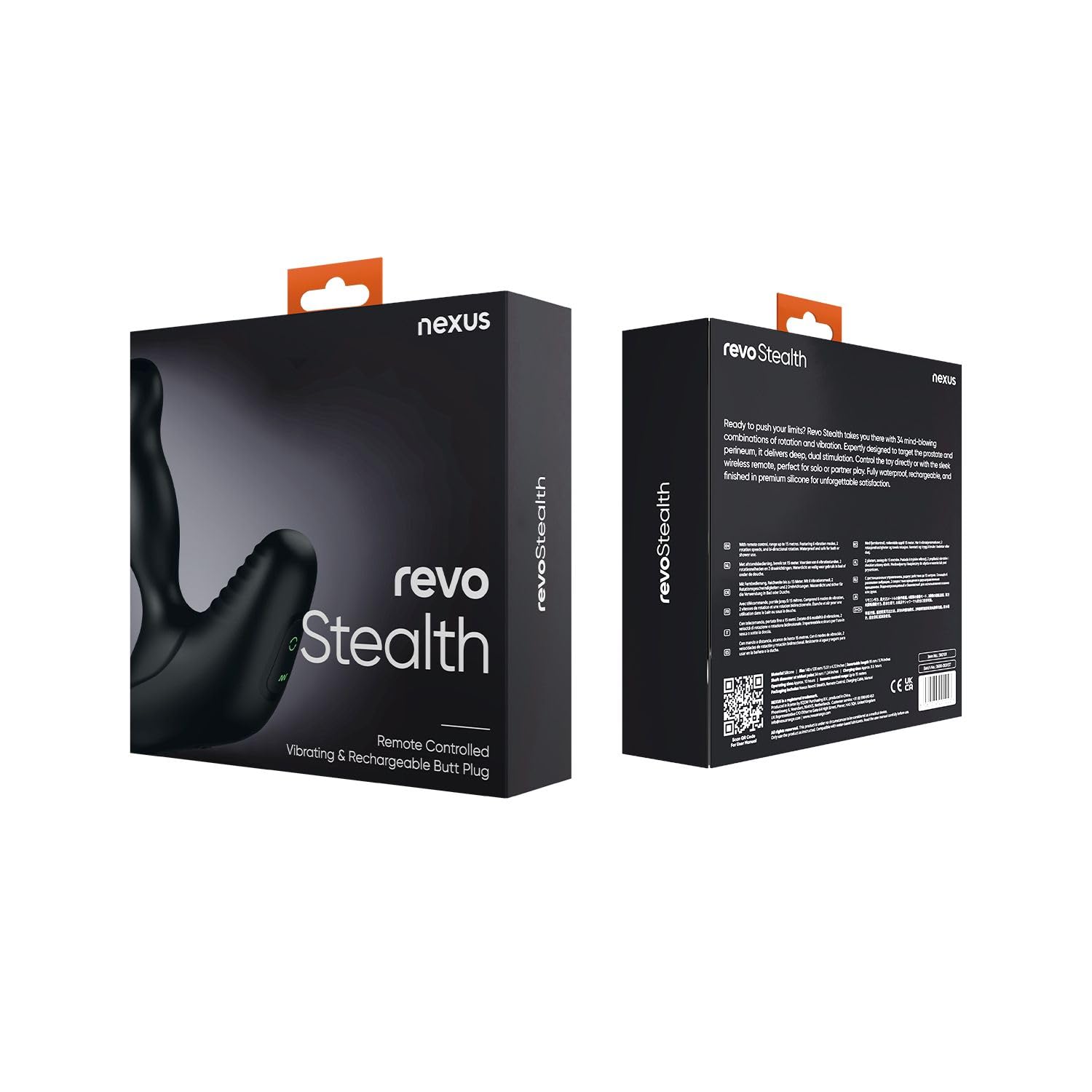 Nexus Revo Stealth Waterproof Rotating Remote Control Nero, Taglia St - 100 Gr