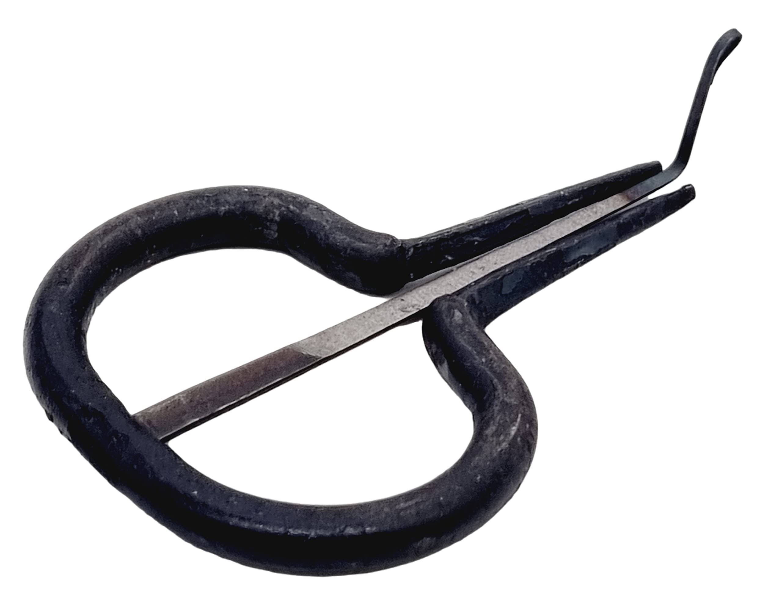 Marranzano Siciliano Scacciapensieri In Ferro Battuto Con Trinacria - Souvenir Artigianale 100% Made In Sicily - Foto 8