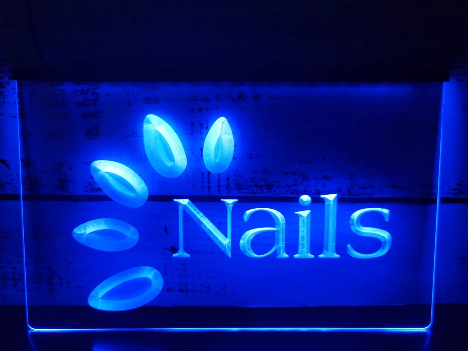 Insegna Luminosa A LED Per Salone Di Bellezza E Nail Spa | Scritta Decorativa Da Parete 30x20 Cm | RGB Dimmerabile Con Telecomando | Alimentazione USB | Personalizzabile