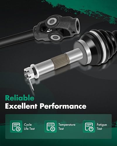 Vista 740 de SCITOO 1333081 1333947 Eje CV trasero izquierdo derecho para 2016-2020 para Polaris General 1000 2017-2020 para Polaris General 4 1000 2015-2018