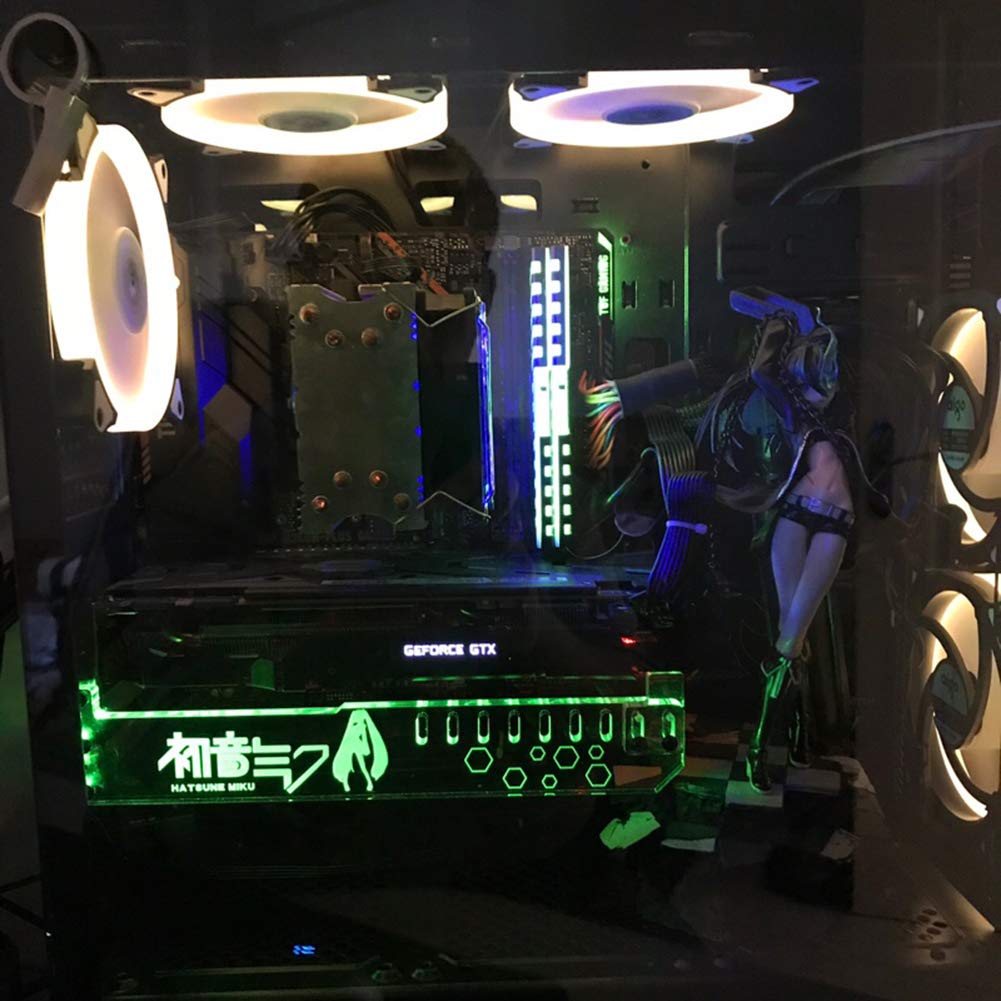 Amazon | LED GPUブラケットパーソナライズグラフィックカードブレース