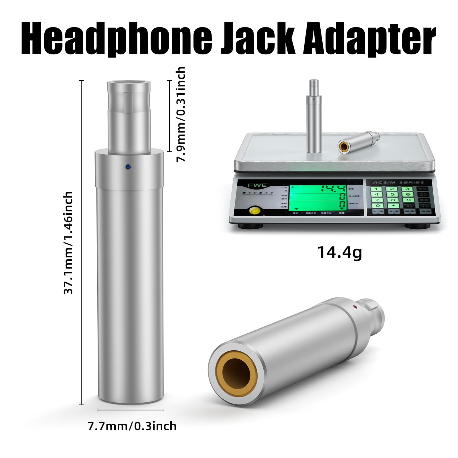 okcsc HD800 maschio a 3,5 mm femmina connettore per cuffie audio senza perdita di lavoro per Sennheiser HD800 HD800S HD820 Dharma D1000 HD600 HD650 HD660S 1 paio