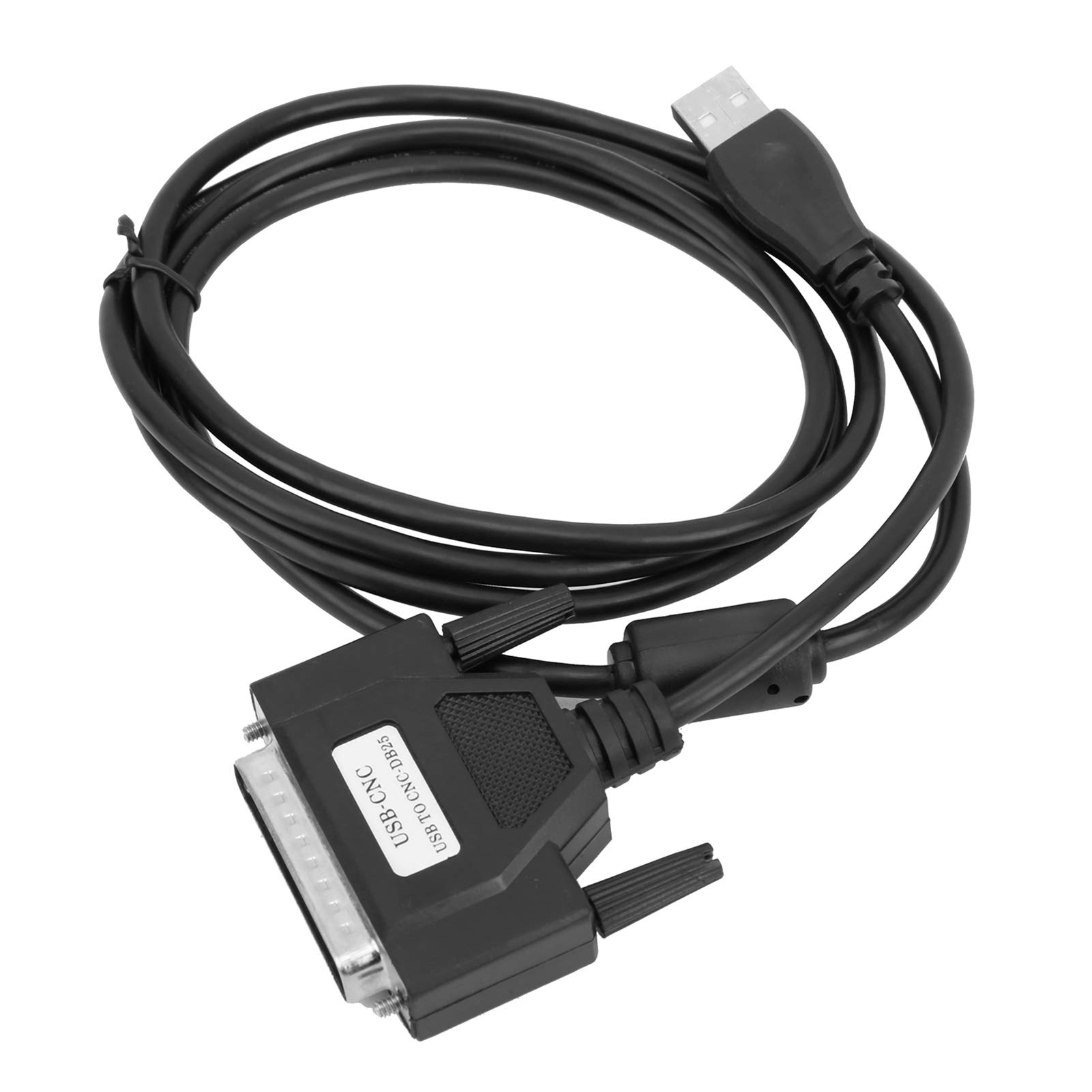 FTVOGUE Cavo Adattatore USB, Cavo Adattatore USB CNC ABS DB25 Trasmissione Dati 12 Mbps, Convertitore da a Parallelo per Connessione Computer Macchina CNC
