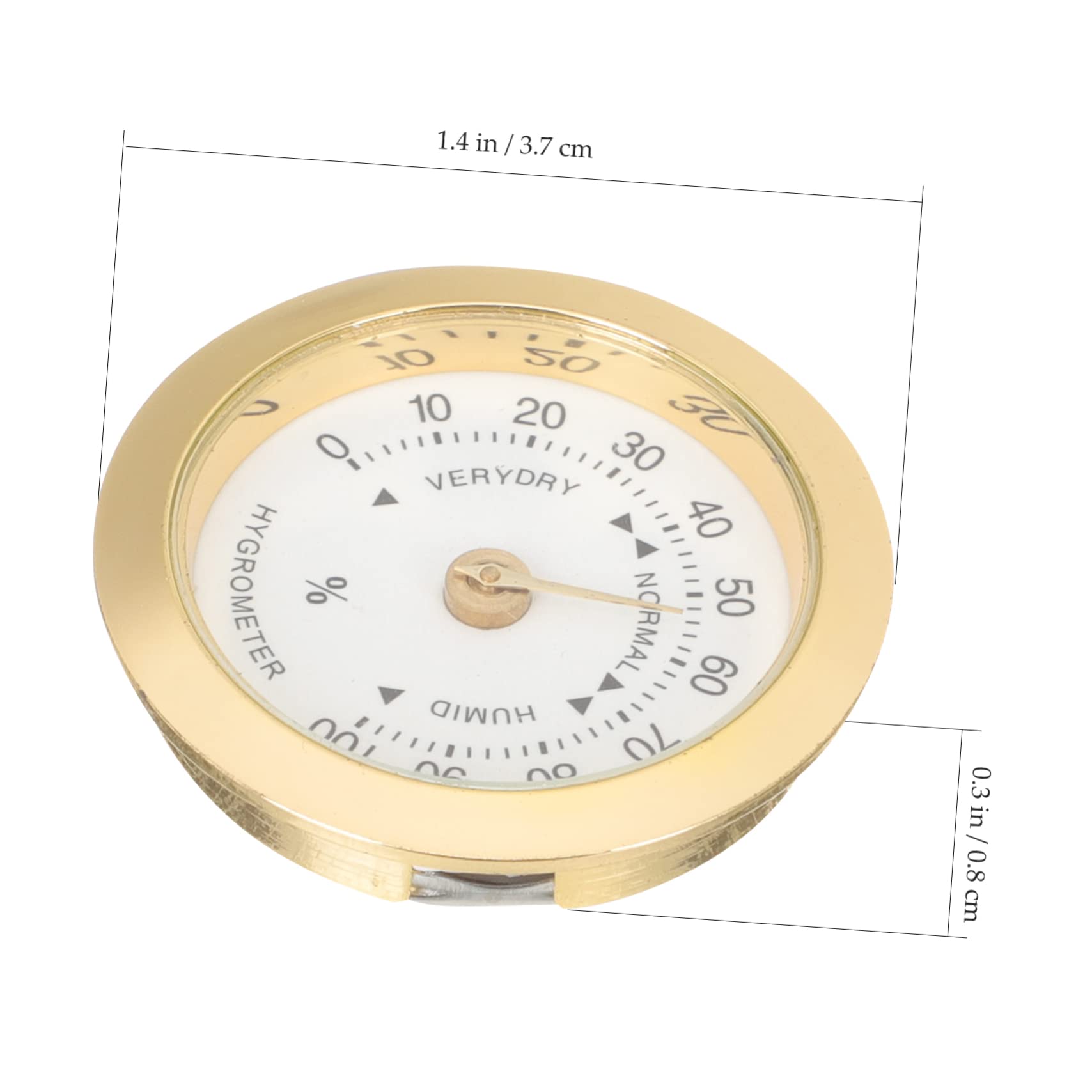 STOBOK Guitar Hygrometer Humidity Gauge for Violin and Acoustic Guitar Care Compact Instrument Humidity for Accurate Measurement and Optimal Storage