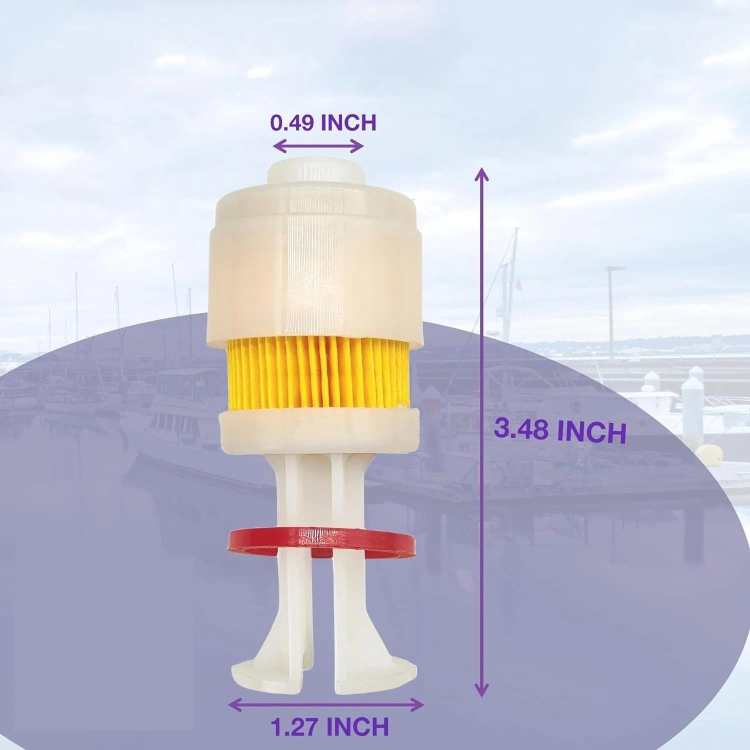 Kühlwasserpumpe Für F 150 ABDFW/Thermostat-Öl-Kraftstofffilter-Außenbord-Wartungsset Kühlmittelpumpe