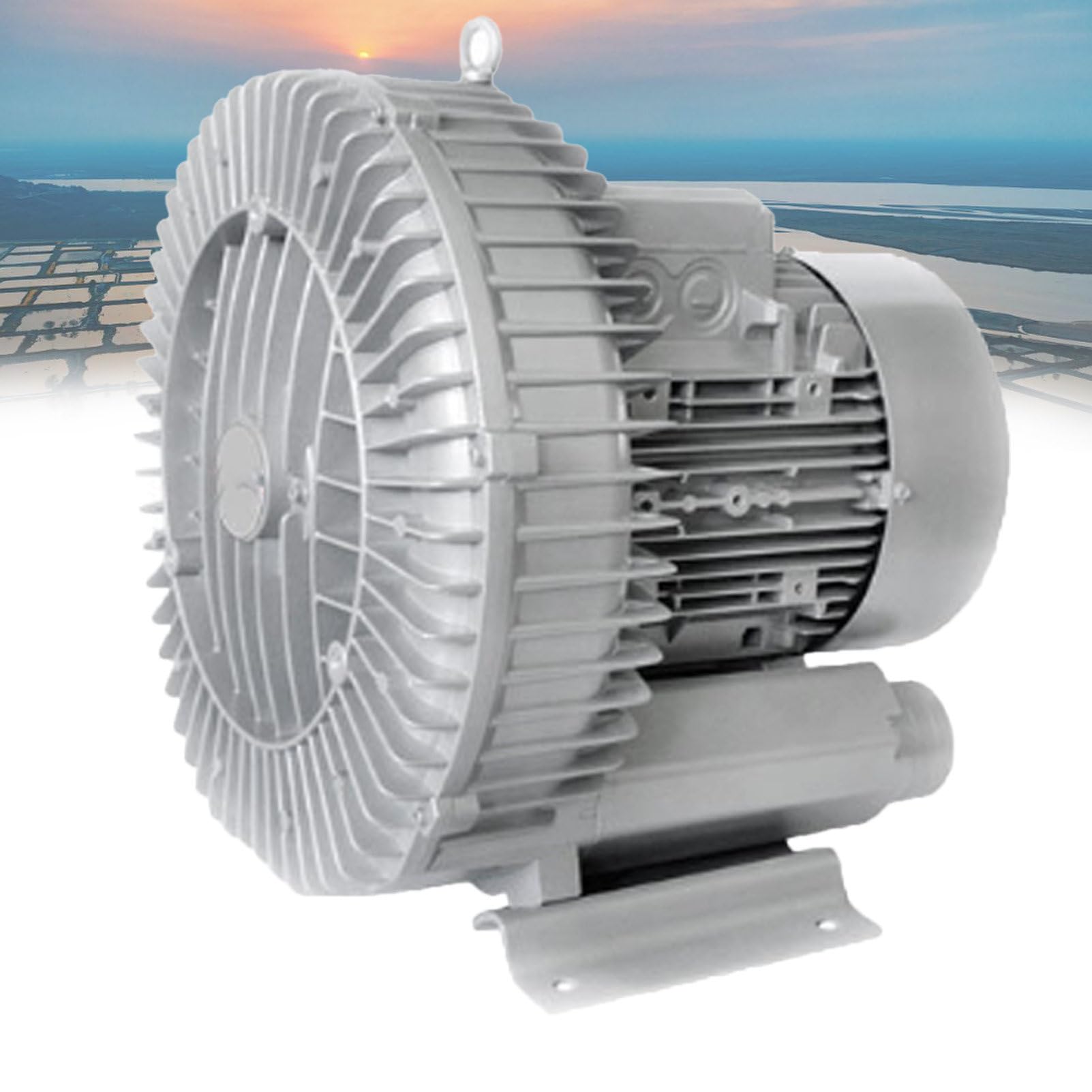 Pvxa Ide Channel Centrifugal Blower,Large Airflow Type High-Pressure Vortex Ring Blower, Regenerative Blower, for Air Blowing or Suction ThreePhase-7500W/10.05HP