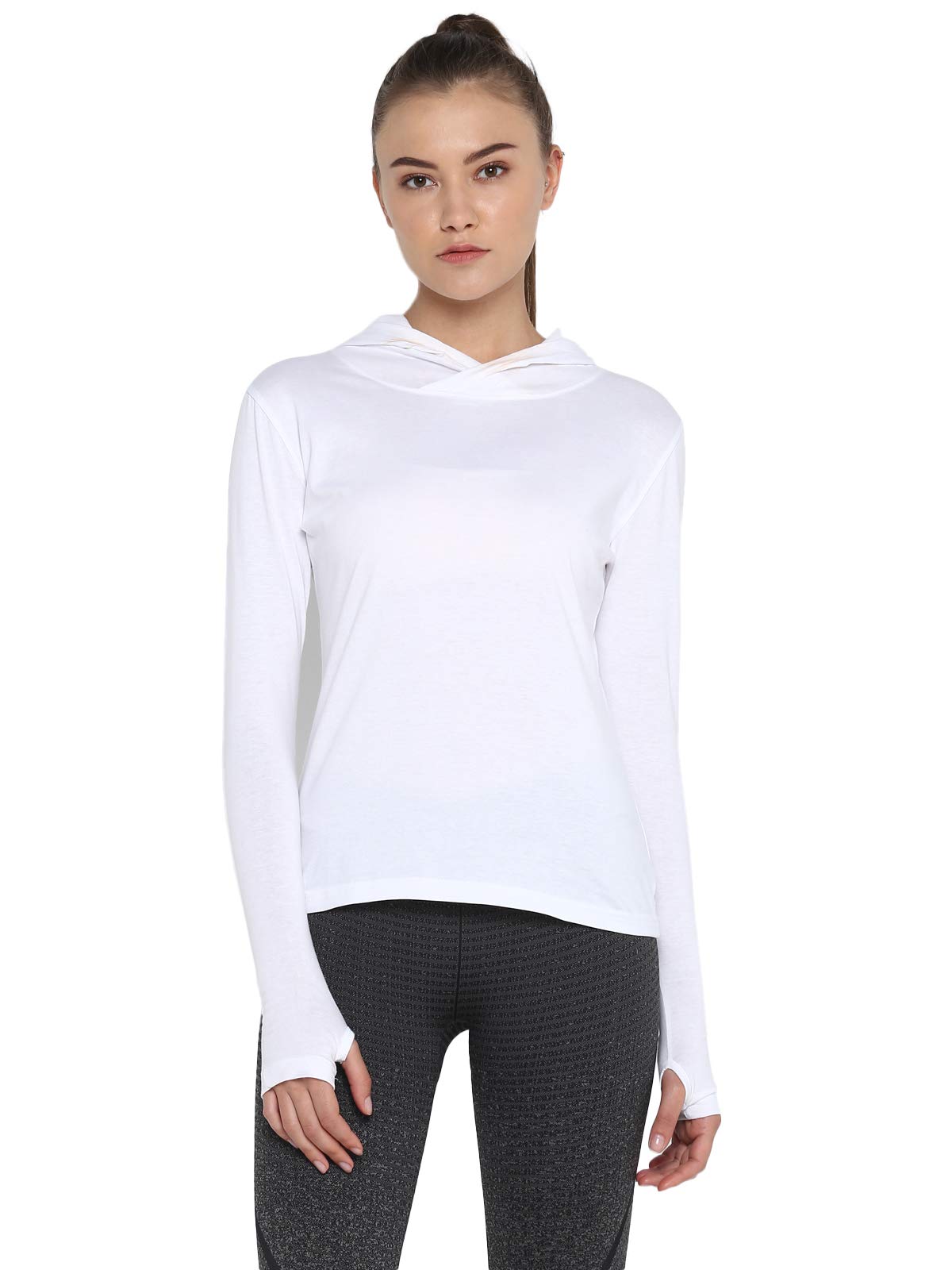 ap'pulse Women's Long Sleeve Thumbopen Hoodie-picture-21