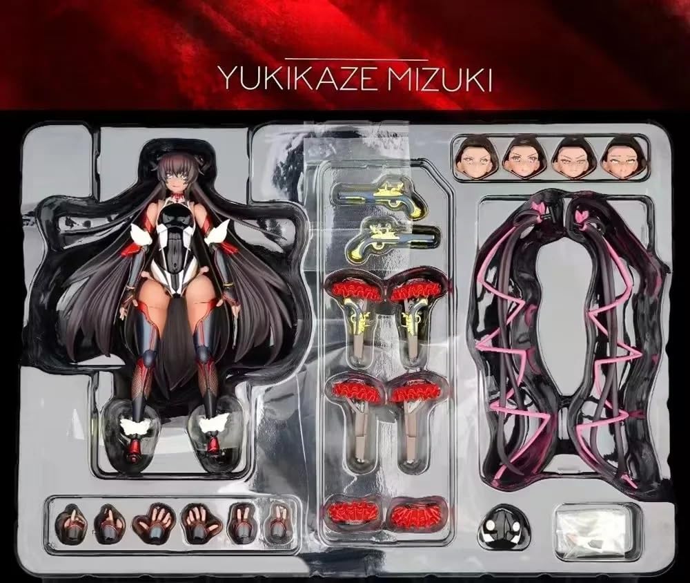 Taimanin Figures, Mizuki Yukikaze Action Figure Statue 18cm