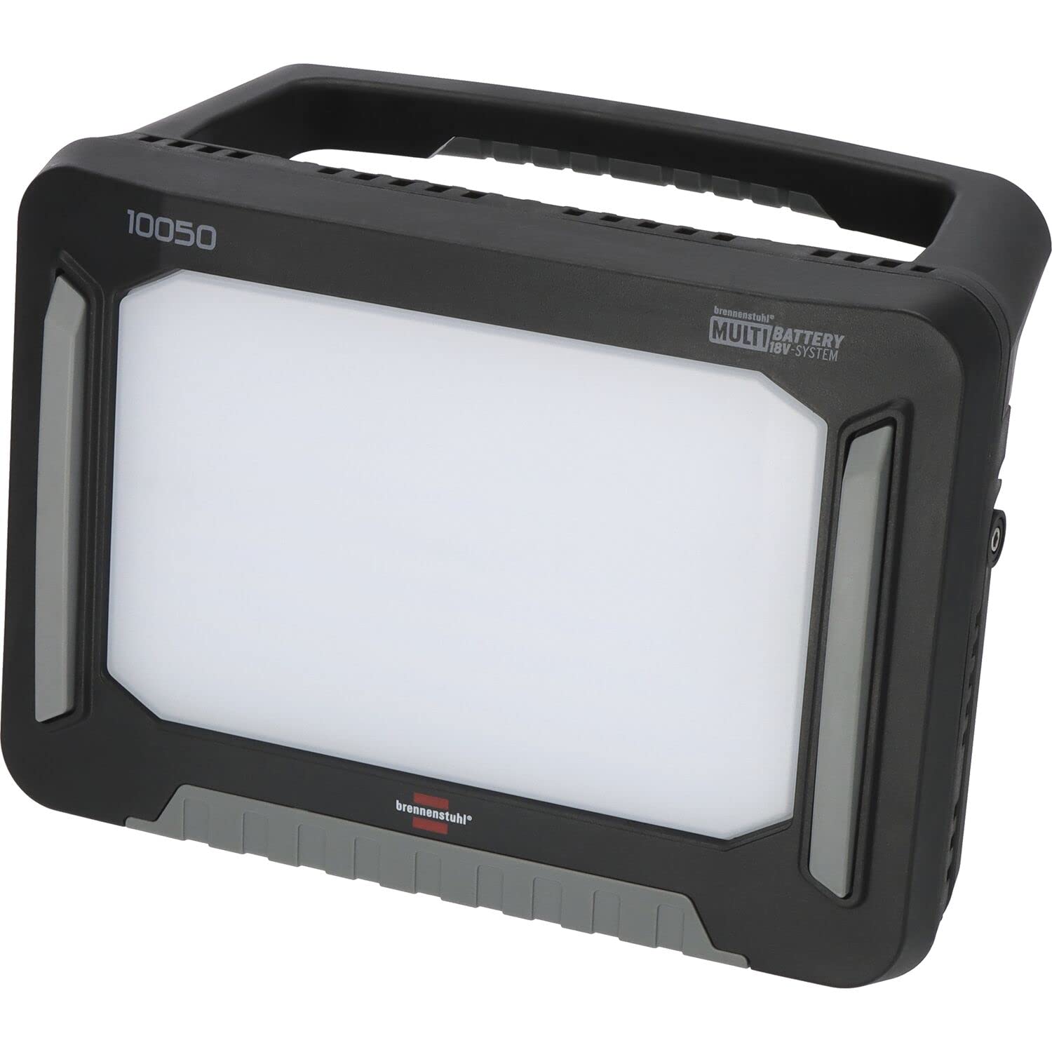 Brennenstuhl Professional Multi Battery Hybrid foco de trabajo LED 10050 MH (100W, 12500lm, IP55, compatible con baterías de 18V de 10 fabricantes diferentes, 5m, sin batería, Engineered in Germany)