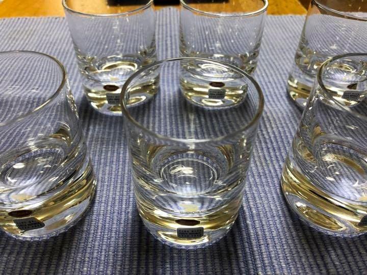 MOSER モーゼルショットグラス 美品】モーゼル 金彩 ショットグラス