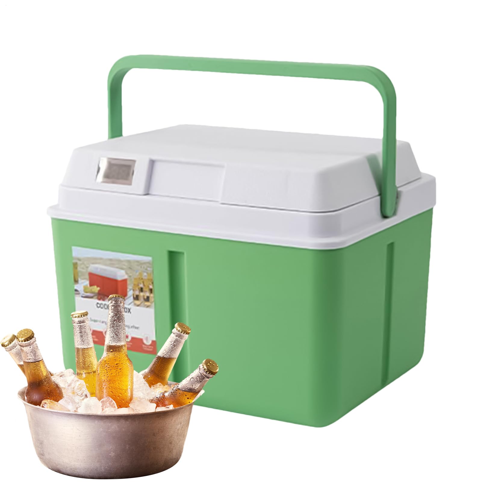 Raffreddatore portatile, 5 l/8 l, piccola borsa termica da pesca, accessori da cucina da campeggio, per sport acquatici, picnic, golf, escursioni, camion, viaggi su strada, ufficio