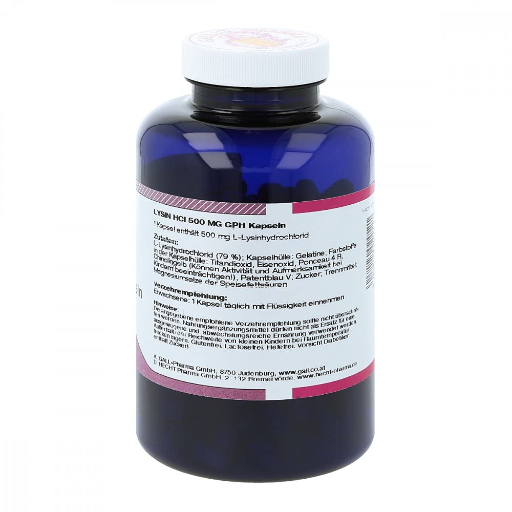 lysin hcl 500 mg gph kapseln 250 St