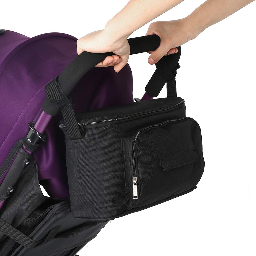 Borsa Passeggino Universale - Grande Capacità, Antiscivolo, Per Latte, Pannolini, Cellulare - Foto 4