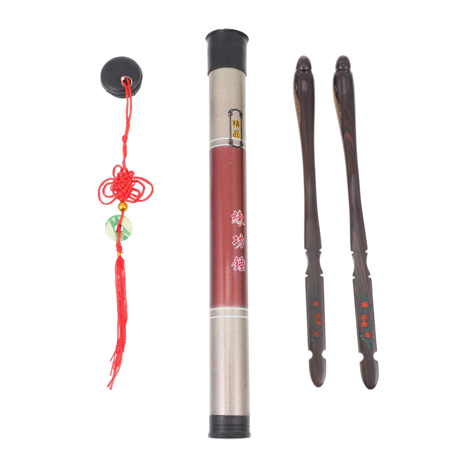 ifundom Set Martelli Accessori per Strumento Dulcimer per Dulcimer a Forma di Volatile in Ebano Nero con Secchiello, Lisci ed Efficienti per Esercizio