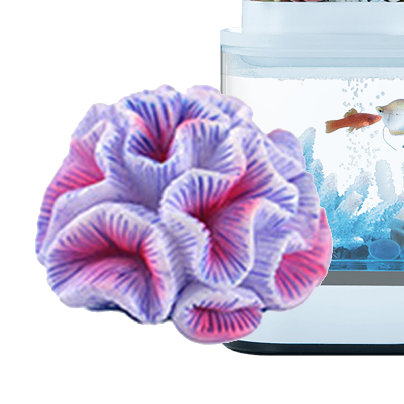 Corail de mer Artificiel pour travaux manuels, Petits coraux, décoration paysagère, décoration de Paysage pour Aquarium, Bureau, Terrarium d'animaux et