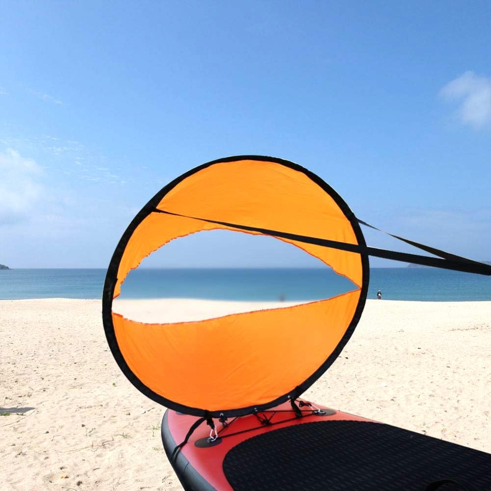Pssopp Kayak Sail Foldable Special Sail High Transparency Adventure Sale for Kayak Lovers Nylon+Plastic+Fiberglass Multicolor