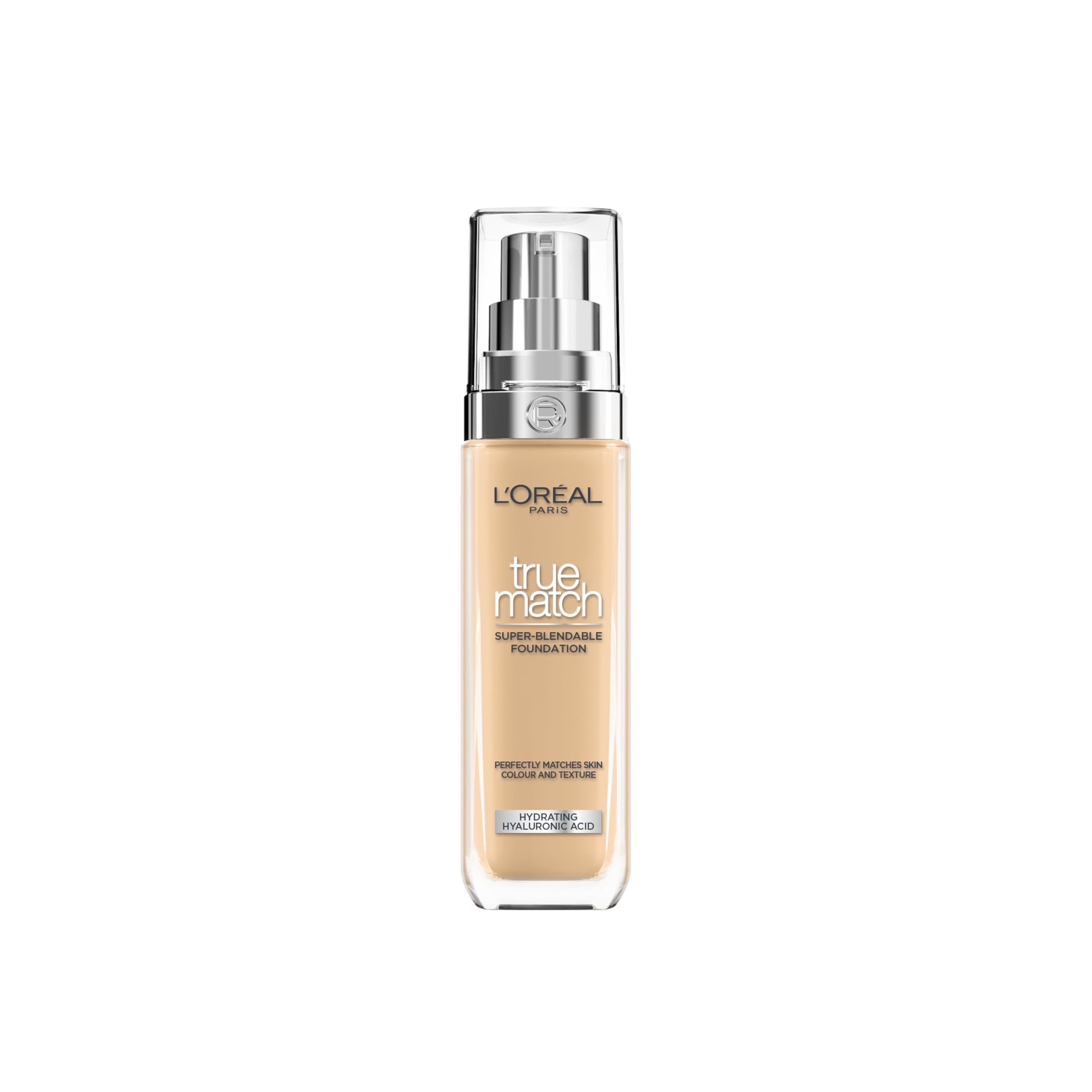 L'Oreal Paris Foundation True Match Liquid Foundation 3.5D with Hyaluronic Acid & SPF 16 30 ml