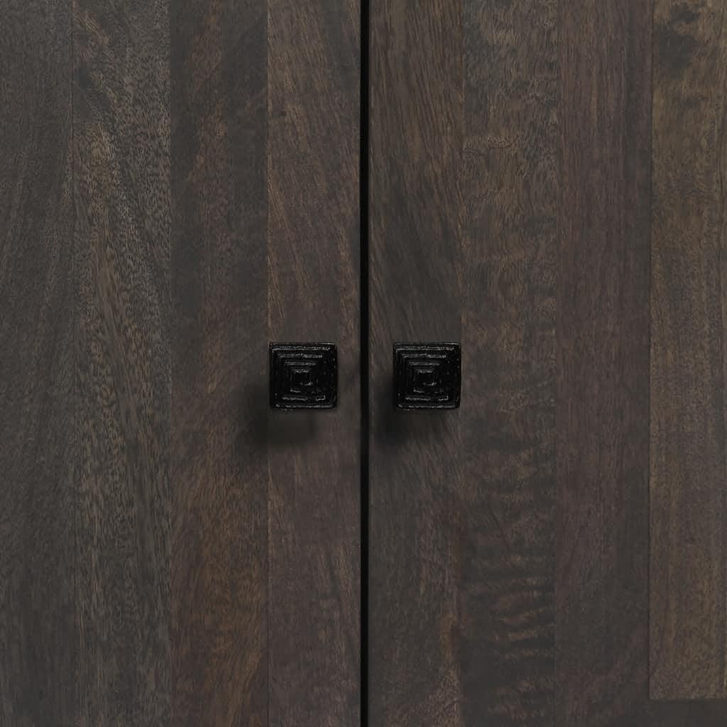 Helloshop26 4402212 - Armario para consola de almacenamiento de madera maciza de mango (76 cm)