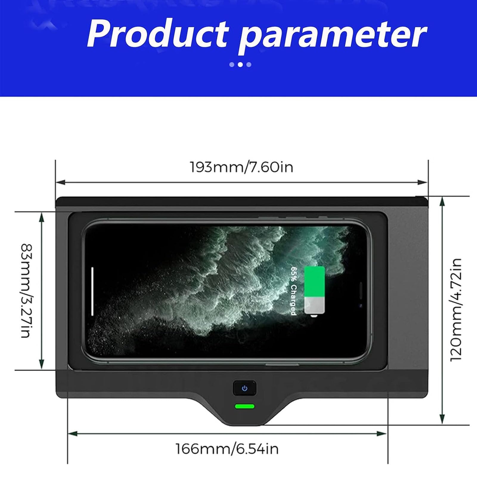 Bezprzewodowa ładowarka Samochodowa do BMW X3 G01 /X4 2018 2019 2020 2021 2022,10W Qi Szybkie ładowanie Telefonu Pad ładowarka do Każdego Telefonu Kompatybilnego Z Qi