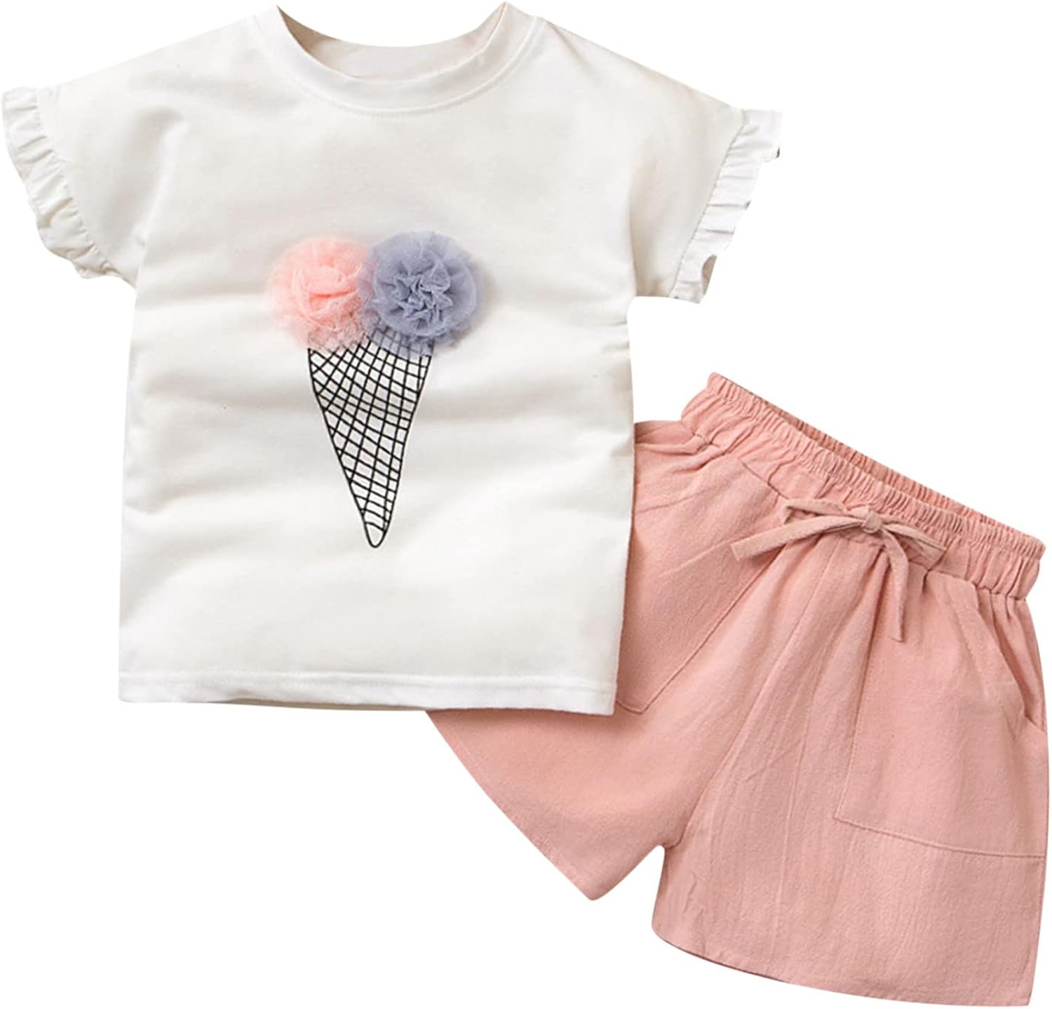 2点セット キッズ 半袖シャツ 花柄 ショートパンツ 人気 ベビー服 新生児服 上下セット 半袖 子ども服 花柄 コットン 歩行服 男の子 女の子 パジャマ ルームウエア 春夏秋 カバーオール 子供服 撮影 写真 満月 幼児服