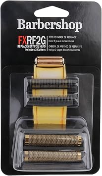 FXRF2 Barber Shaver Double Replacement Foil and Blade Set,Compatible for Babyliss, Cordless Foil ShaverBlack