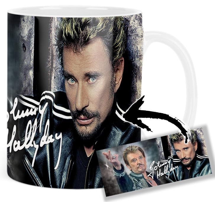 Johnny Hallyday Tasse Ceramique Mug