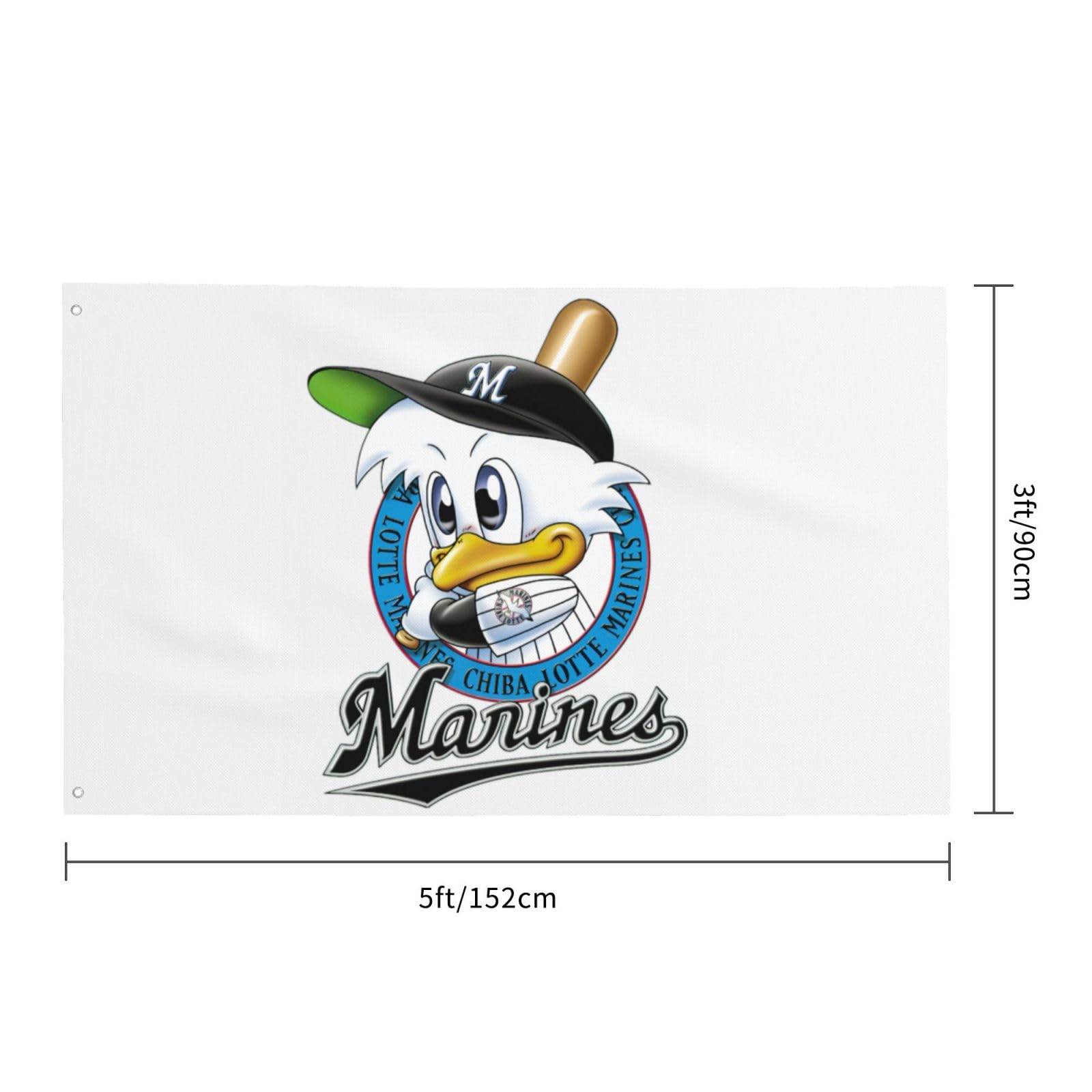 Amazon.co.jp: 千葉ロッテマリーンズ 旗 野球の旗 応援 野球