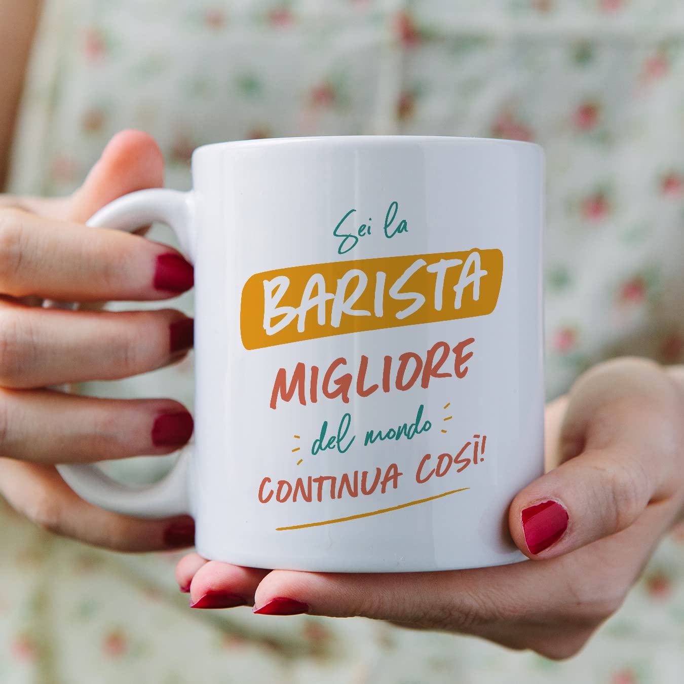 Regalo Per Laurea Uomo Mugffins Tazza In Ceramica Per BARISTA Donna 11 Oz /  350 Ml - In Idee Regalo Anniversario Per Uomo