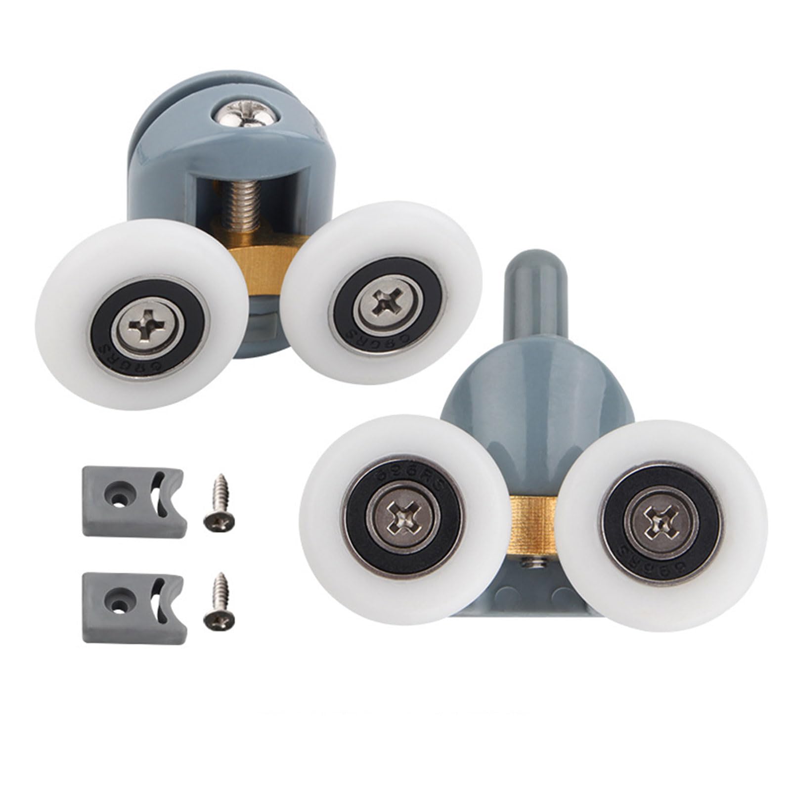 Shower Door Sliding Glass Door Pulleys Replacement Bearing Rollers Runner Shower Room Cabins Swinging Pulley Sliding Pulleys Glass Bearing Rollers
