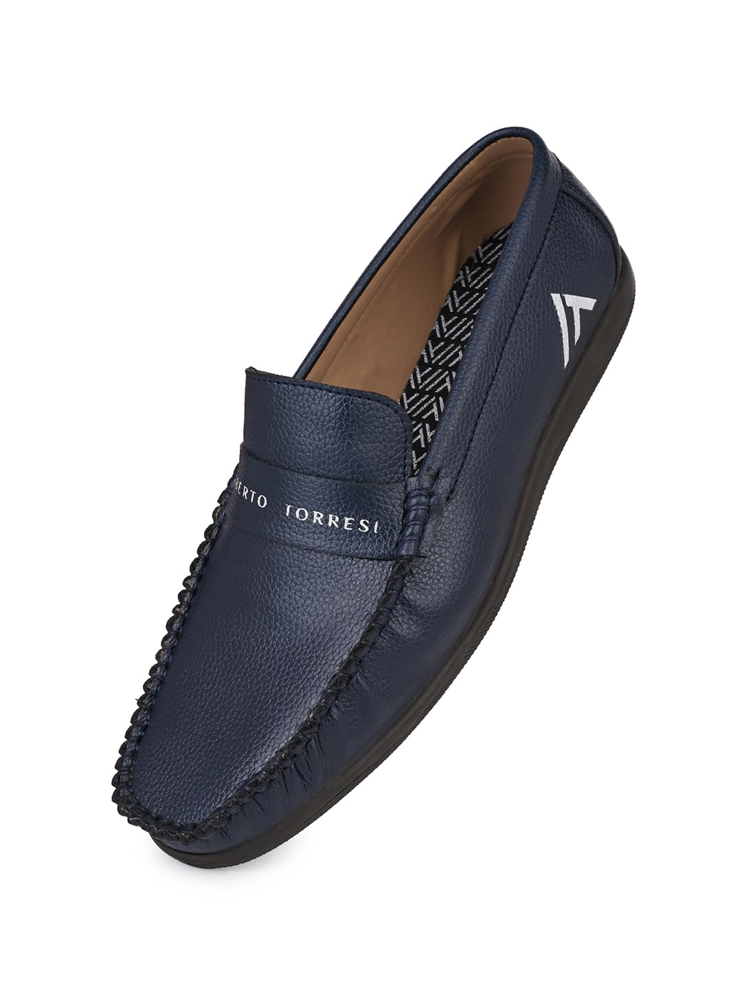Men’s Navy Blue Casual Loafers | Premium Slip-On-image-46
