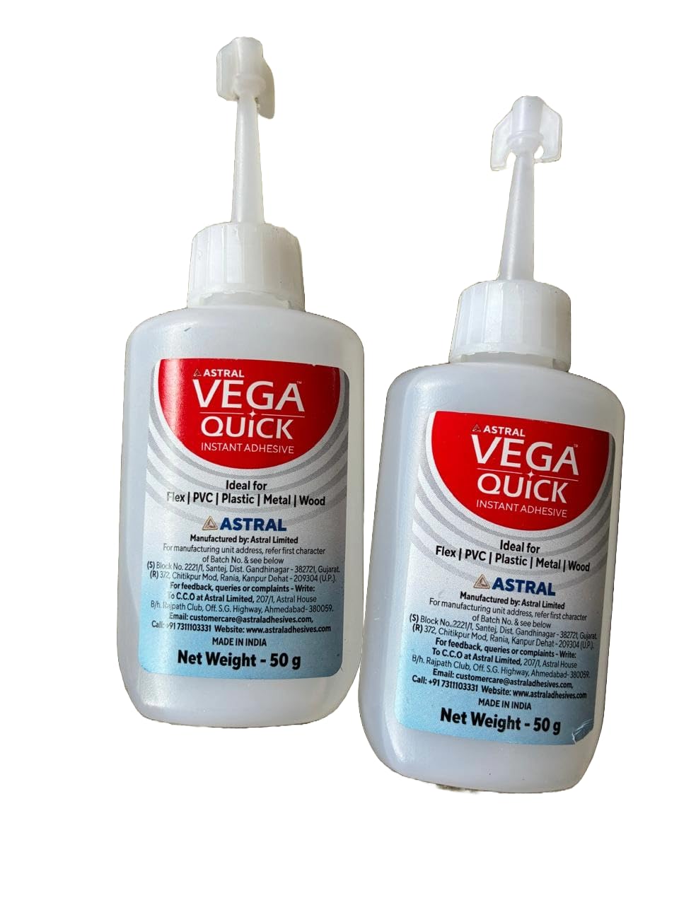 VEGAQUICK Instant Adhesive is suitable for the flex board industry for bonding flex to metal or gap filling in PVC doors, tile to tile,other subtracts (50 GRAM) Pack of 2-image-23