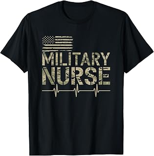 Military Nurse, American Veteran VA Nursing Corp T-Shirt