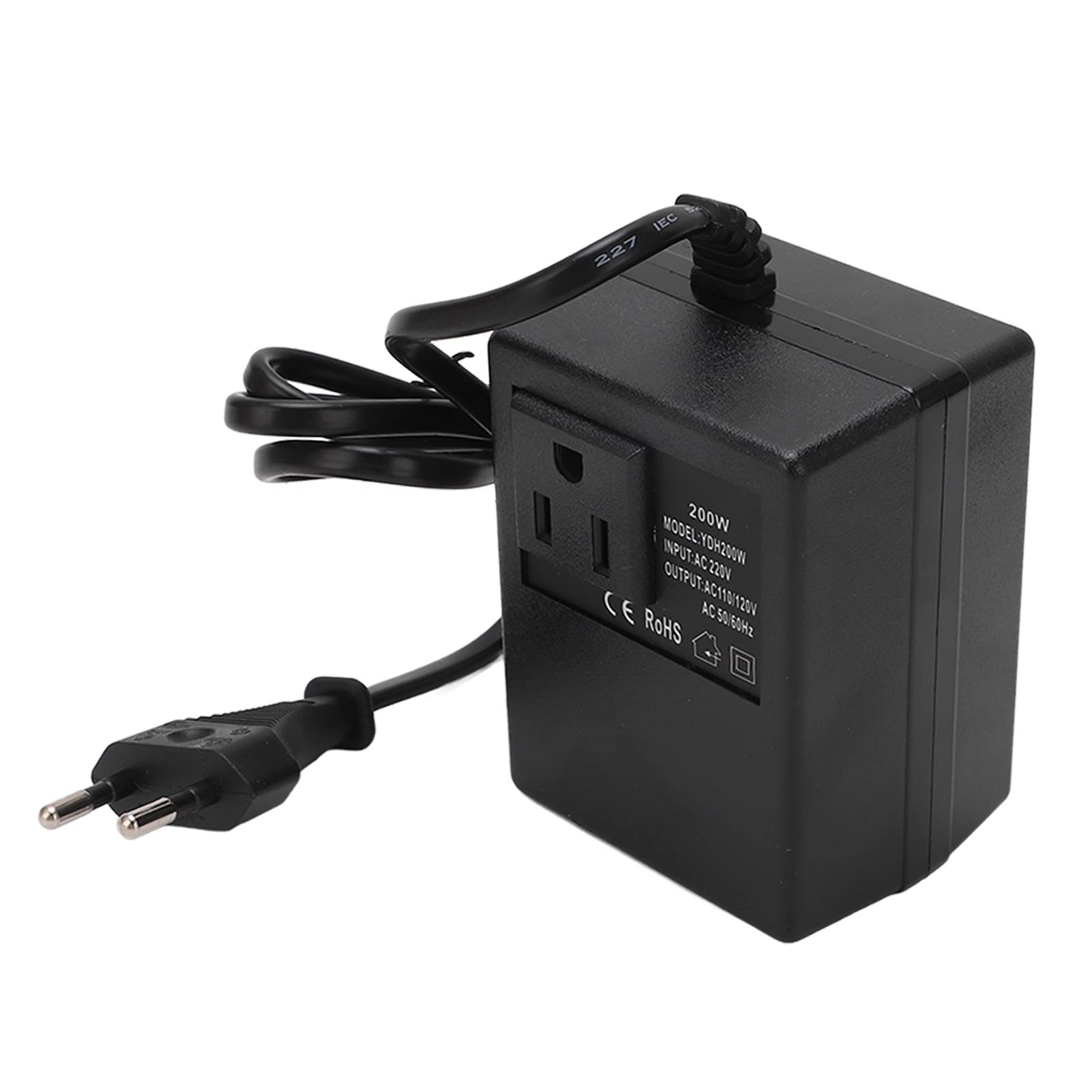 Adaptador de Viaje con Convertidor de Voltaje Versátil para Uso de Enchufe Universal en Europa Australia EE. UU. y Más 200 W