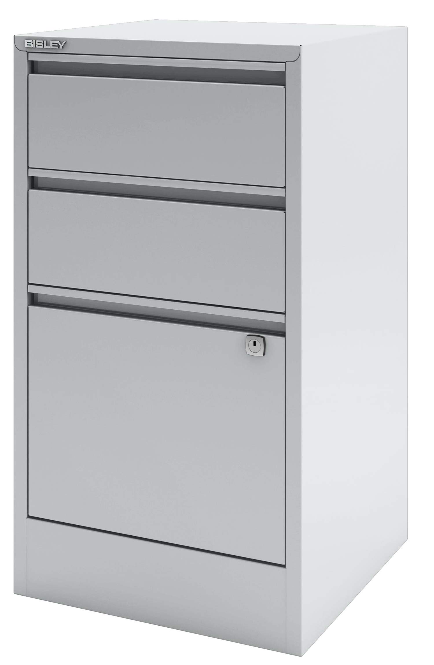 Bisley Home Filer, 2 cassettoni universali, in Metallo, 645 Grigio Chiaro, 40 x 41,3 x 67,2 cm
