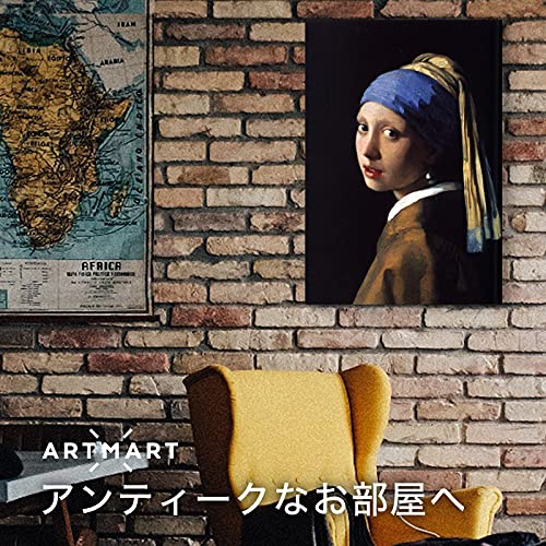 Amazon.co.jp: アートパネル アートボード フェルメール 真珠の耳飾り