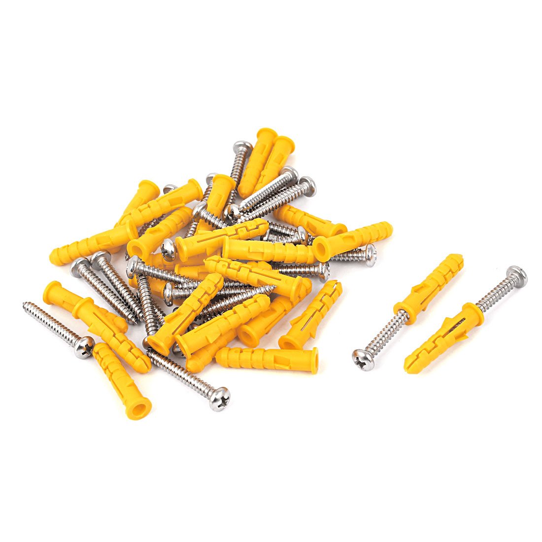 Sourcing Map 50pcs Auto Foreuse Placoplâtre 30mmx4mm Kit Vis À Tête