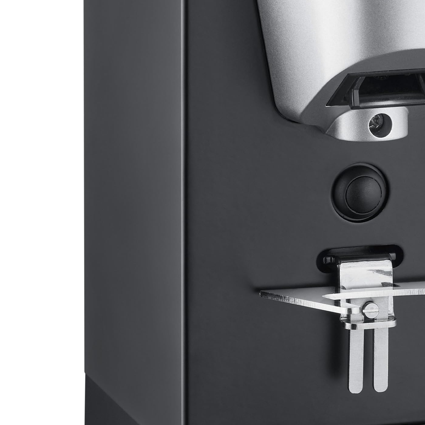 GRAEF Kaffeemühle CM1012 Schwarz, Scheibenmahlwerk mit stufenloser Mahlgradeinstellung, exakte Dosierung, On-Demand-Mahlung