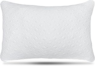 King Size Rayon Derived from Bamboo Pillows, Cooling Shredded Memory Foam Pillow Sets for Sleeping for Back, Stomach, Side Sleepers, Adjustable, Washable Cover,King (Pack of 1)