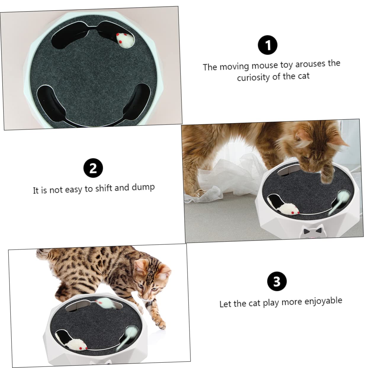 FOMIYES Juguete para Mascotas Juguetes electronicos Juguetes de Cuerda para Perros ratón Juguetes para Perros Cachorros Juguete de burlas para Mascotas Gato Juguete Interactivo el Perro