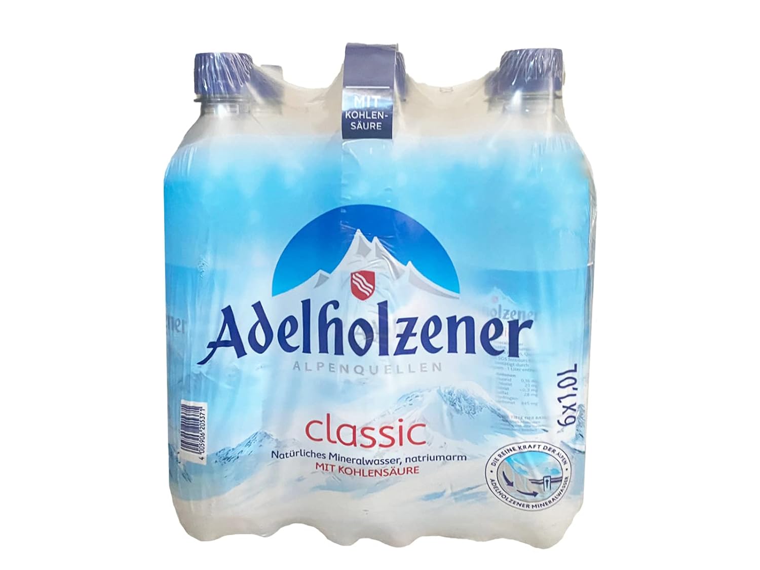 Adelholzener Mineralwasser Classic Naturell 0,5 & 1,0 Liter 6er & 12er Packs inkl. Pfand