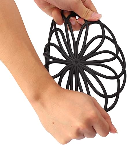 Miniatura 7 de Juego de 6 salvamanteles de silicona ME.FAN  Alfombrilla de salvamanteles  Almohadillas calientes de cocina para ollasplatos calientes aislados,