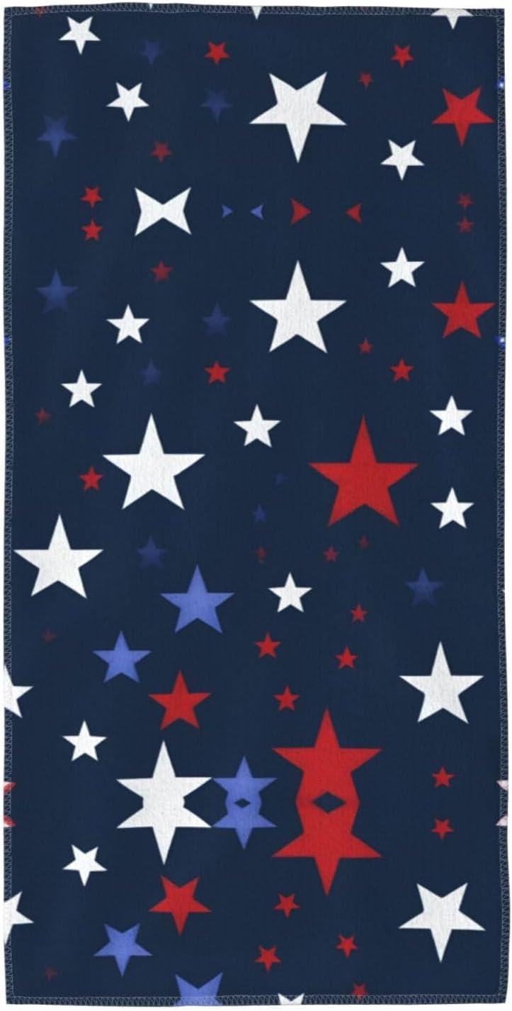 Sky Star Print Hand Towels for Kitchen, Decorative Bathroom Towels Decor Farmhouse Cute for Men Women Gifts