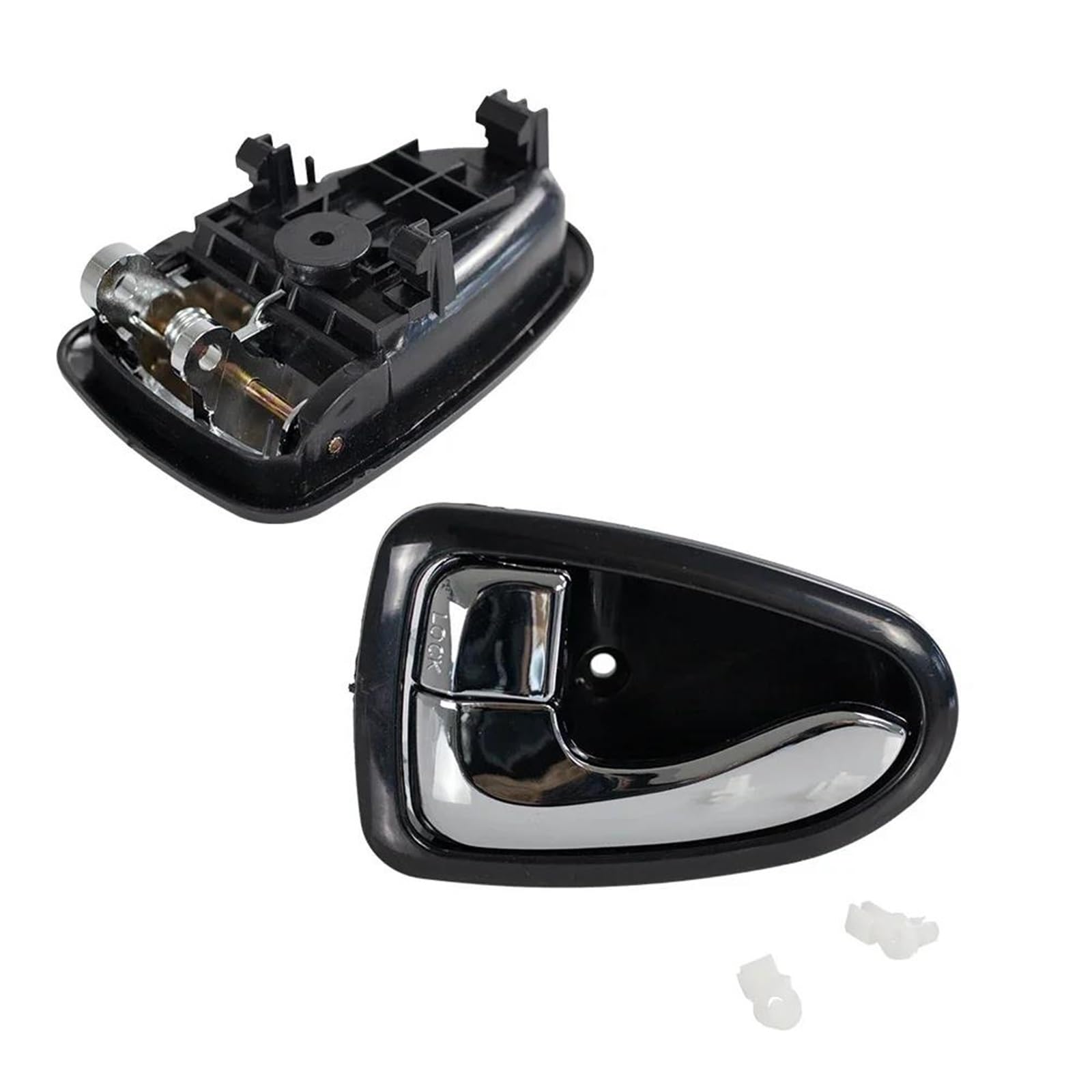 LVXVMOZEOK Interior Door Handle Armrest for Hyundai Accent for Verna 2000 2001 2002 2003 2004 2005 2006 Car Inner Door Handle Interior 8262025000(Chrome Left)