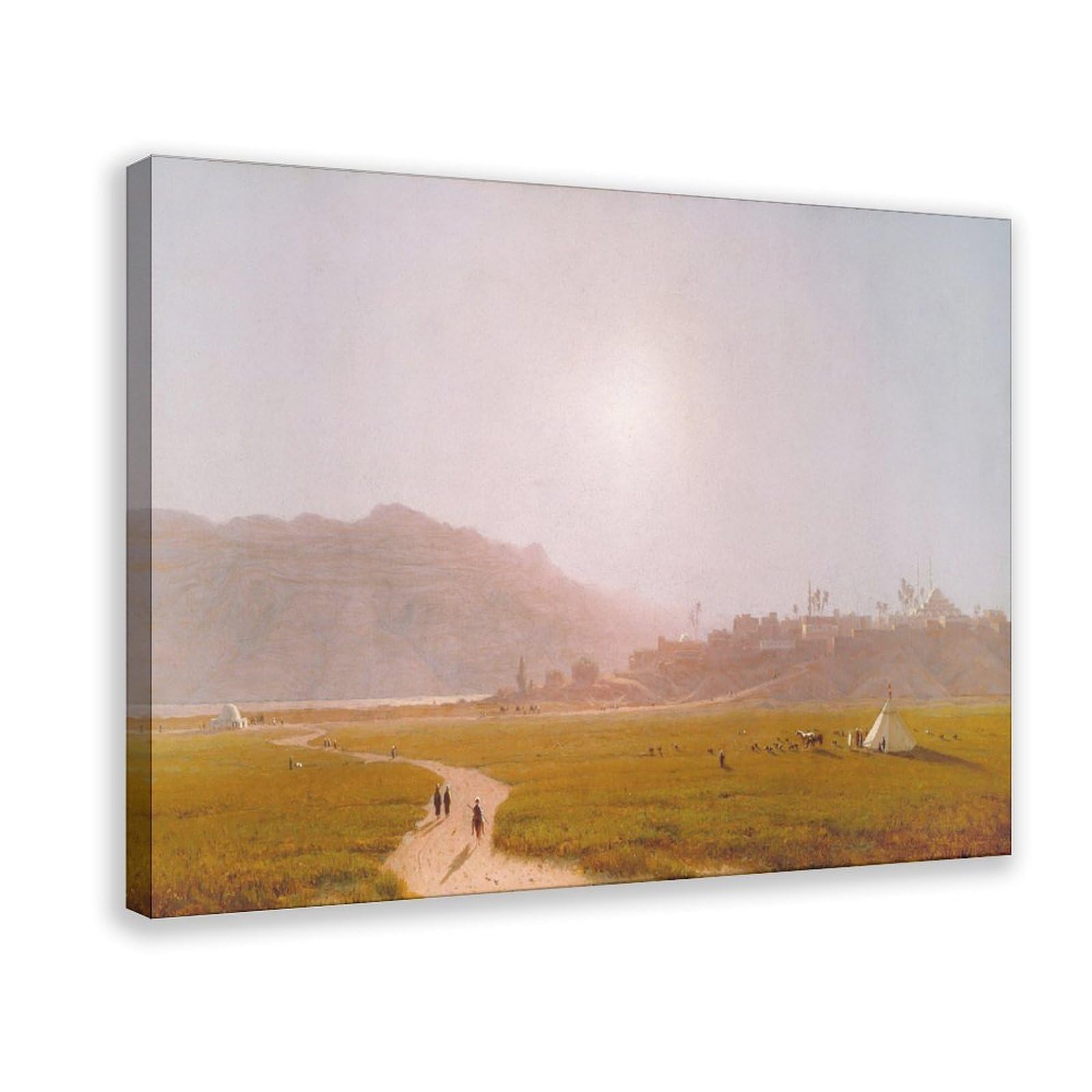Dfjyjfgjj Sanford Robinson Gifford,Siout, Egypt Canvas Posters Wall Art Bedroom Office Room Decor Gift 12" L X 18" W