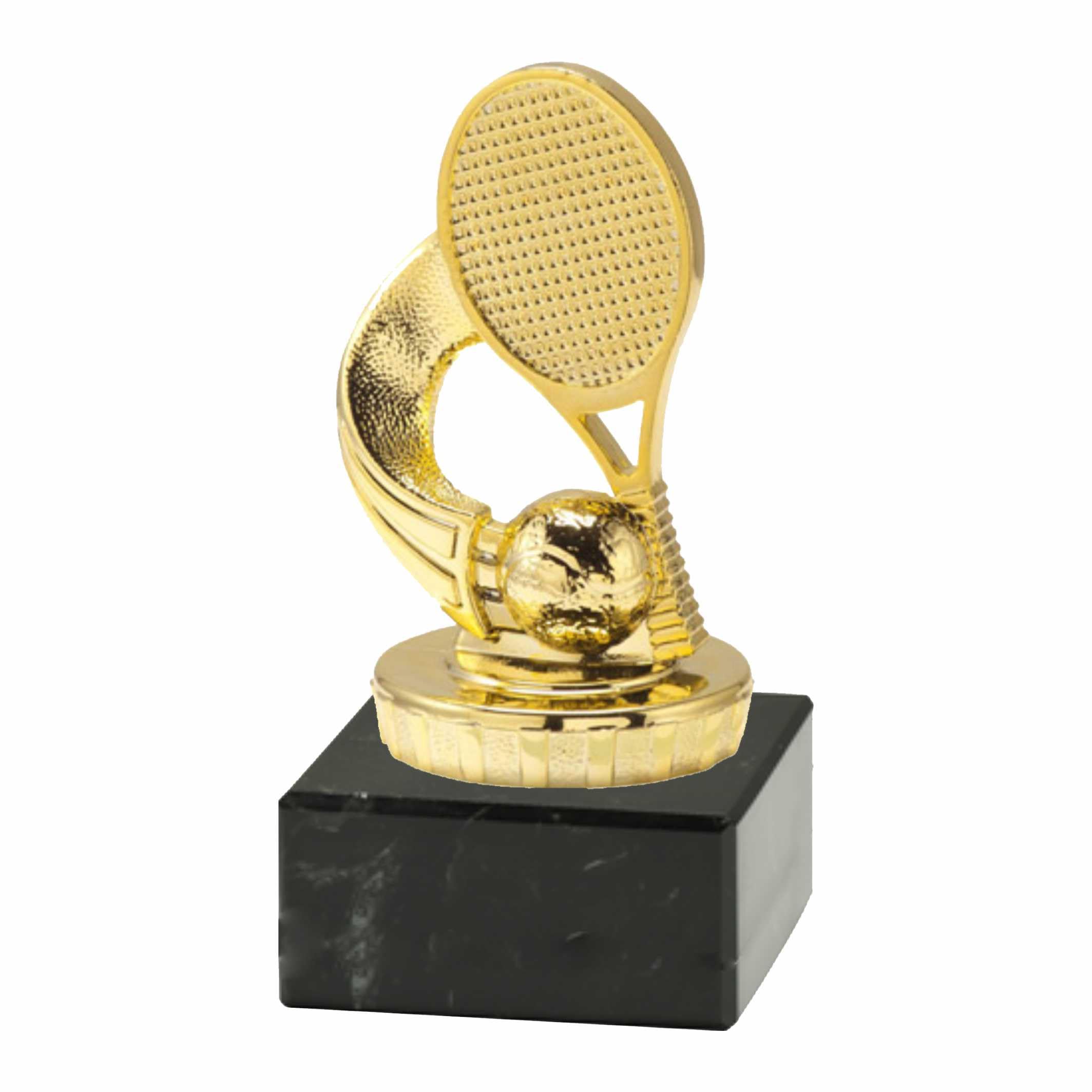 Generico Trofeo Tennis Personalizzabile | Coppa Sportiva da Tennis in Resina/Marmo – Perfetto per Tornei, Club, Premi, Personalizzazione Inclusa