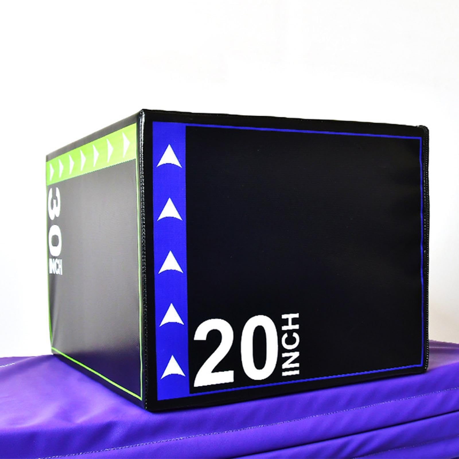 Plyometrische Sprungbox mit Step Up Funktion für Kondition und Krafttraining. Stabile Konstruktion für optimale Stabilität beim Training. Ideal für das Heim