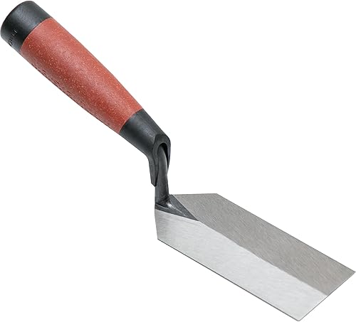 Miniatura 2 de MARSHALLTOWN Paleta de margen, hoja de 5 x 2 pulgadas, mortero para propagación y adhesivo para azulejos, acero duradero de alto carbono, mango de